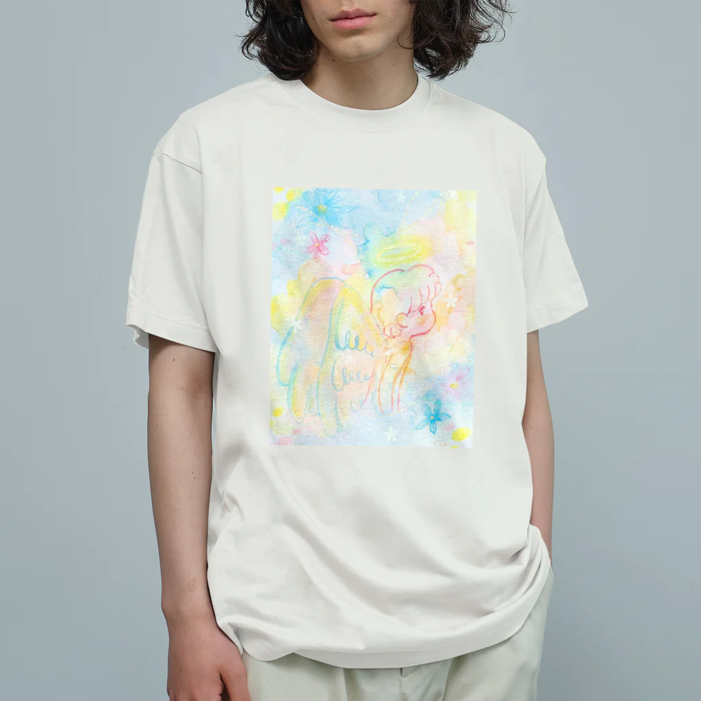 coto.のget wings オーガニックコットンTシャツ