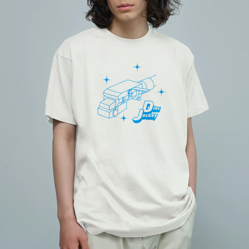 mon shopのレコードプレーヤーのカートリッジデザイン2 オーガニックコットンTシャツ