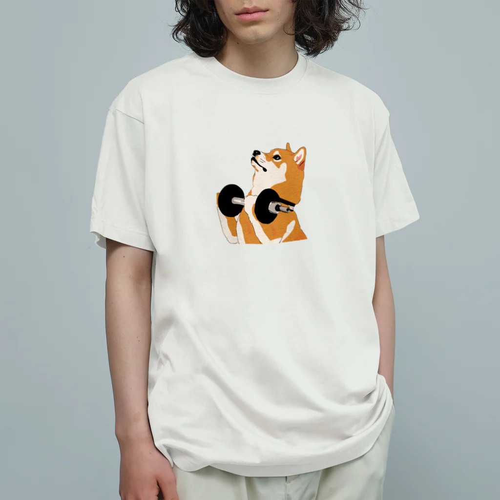 パンプアップ柴Hachiのパンプアップ柴Hachi Organic Cotton T-Shirt