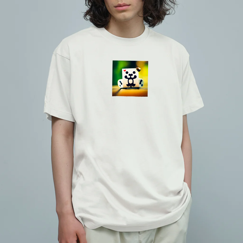 癒されれーるの運くん オーガニックコットンTシャツ