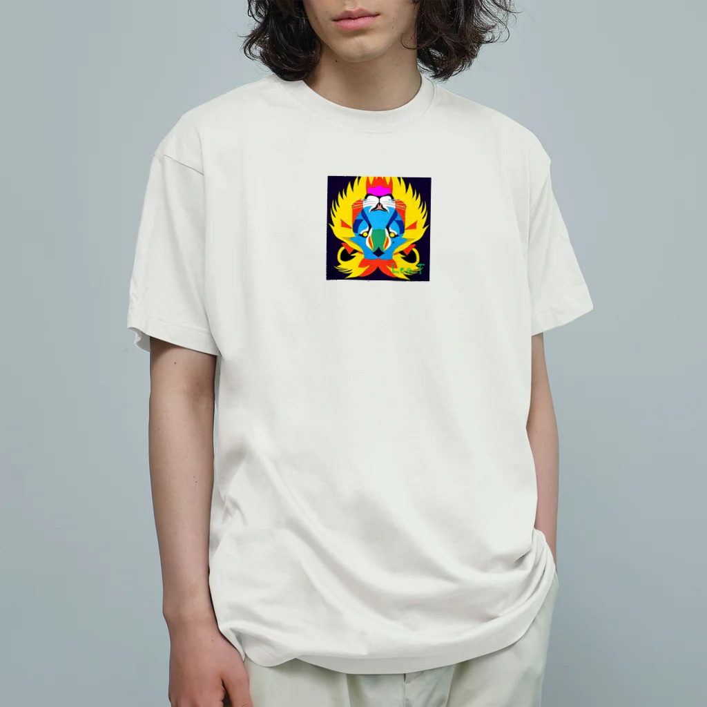 Leo.T Shopのライオンアート　Leo.T オーガニックコットンTシャツ