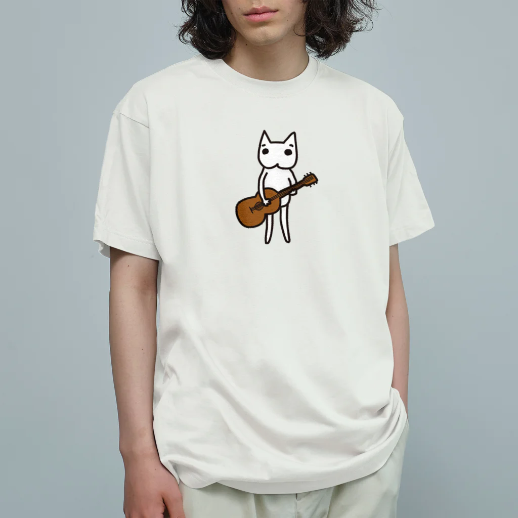 み@プラベキャンプ場🏕のギターをつまびくハク様 Organic Cotton T-Shirt