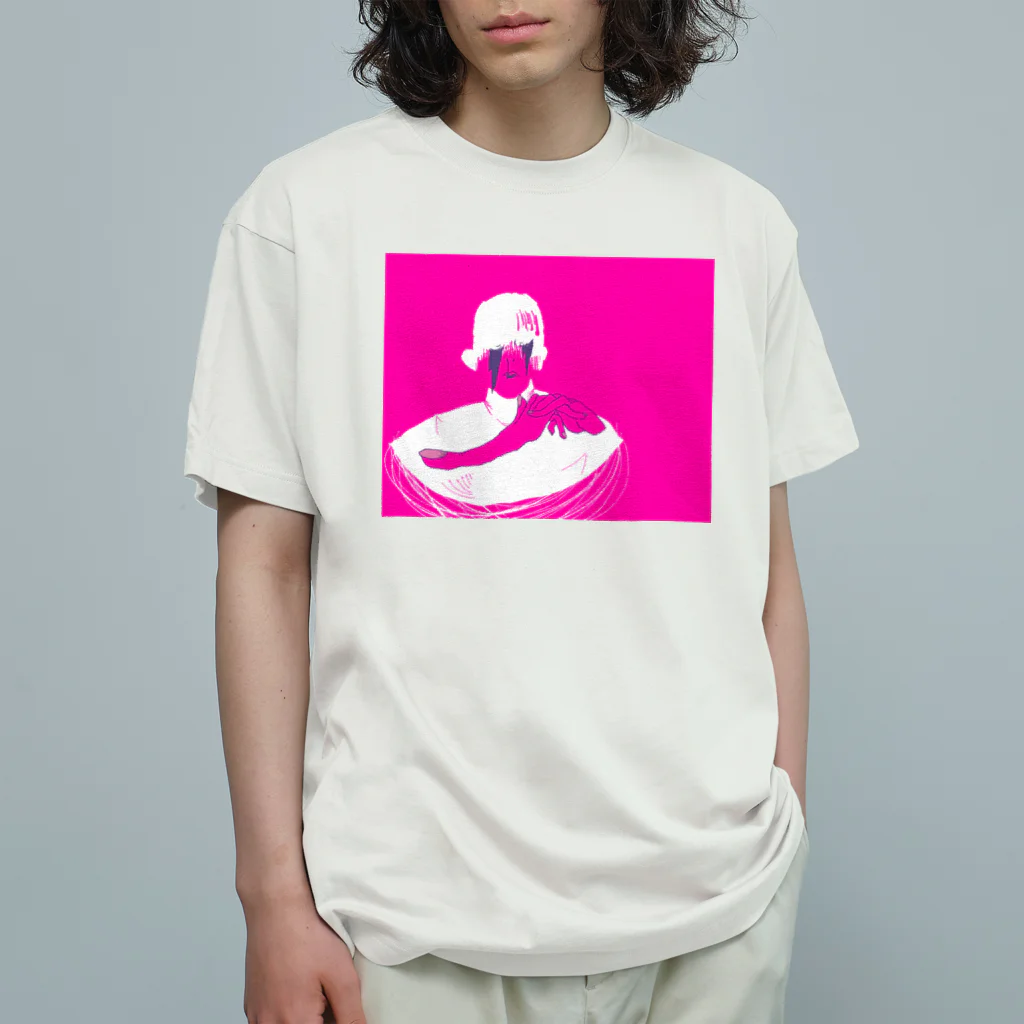 サブカルビジネスセンター尼崎の紫の柔肌 Organic Cotton T-Shirt