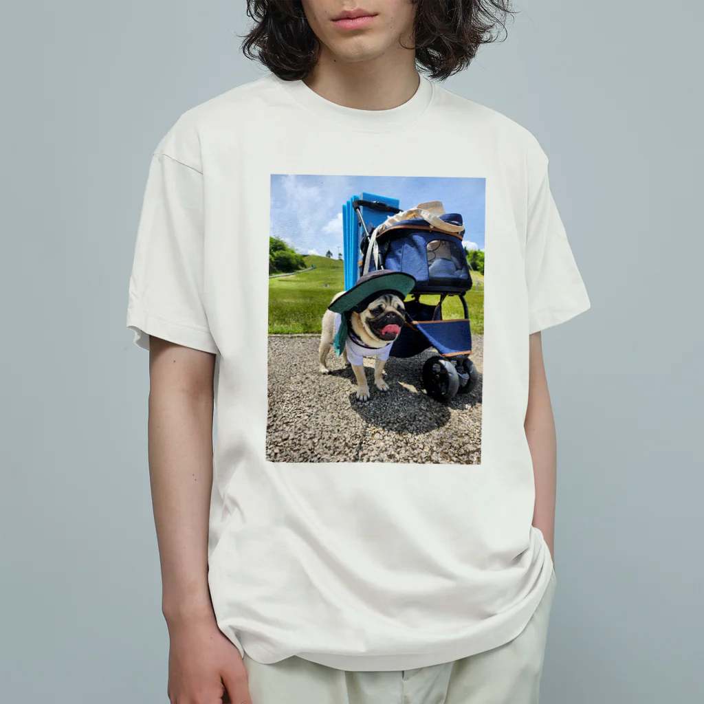 パグ男くんの休日のパグ男くんの休日 Organic Cotton T-Shirt