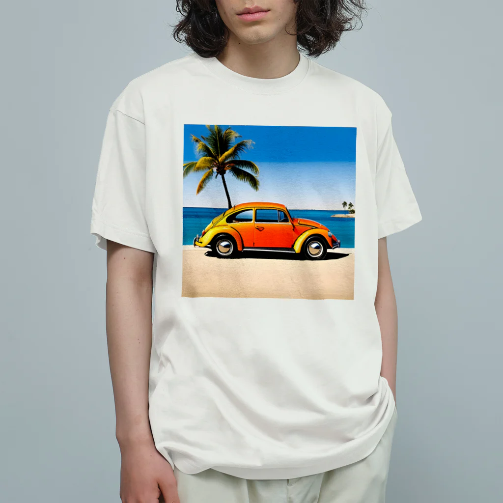 転倒無視のボサノヴァビーチ Organic Cotton T-Shirt