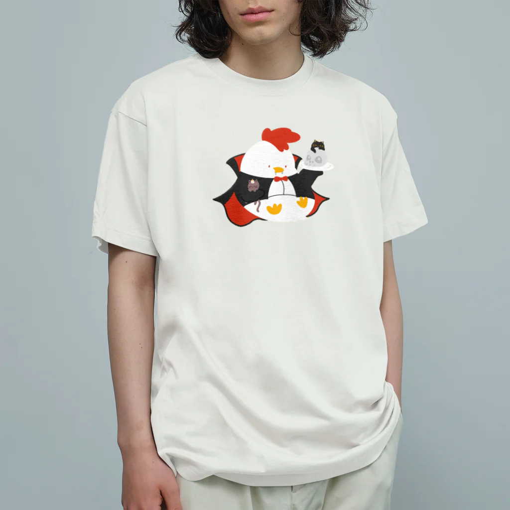 AMEPEROのヴァンパイアNIWATORI オーガニックコットンTシャツ