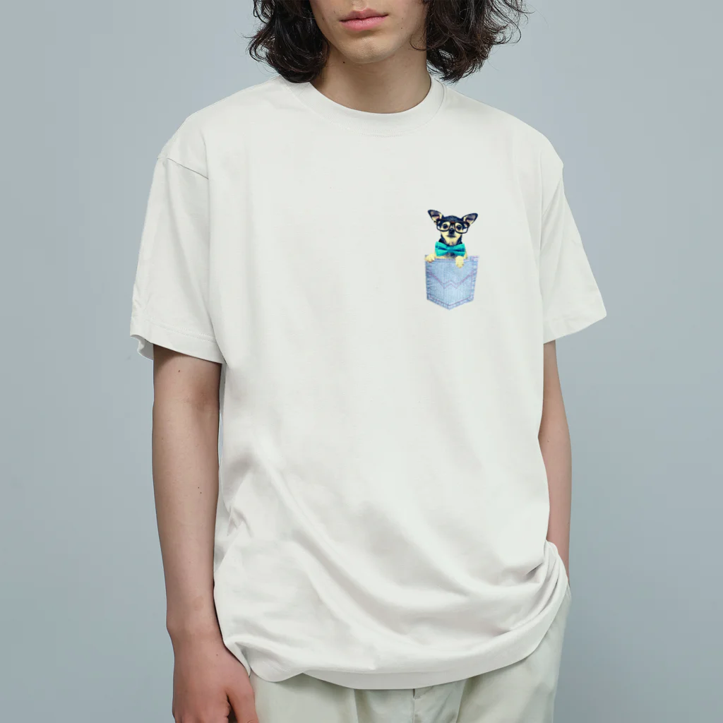 geshicoのチワワの可愛い Organic Cotton T-Shirt