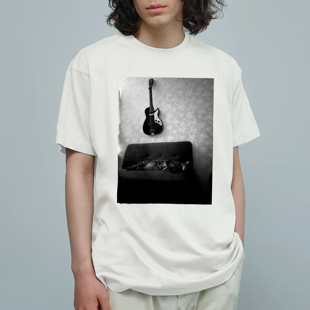 Ukyou Yamaokaのさんきーお昼寝ソファ Organic Cotton T-Shirt