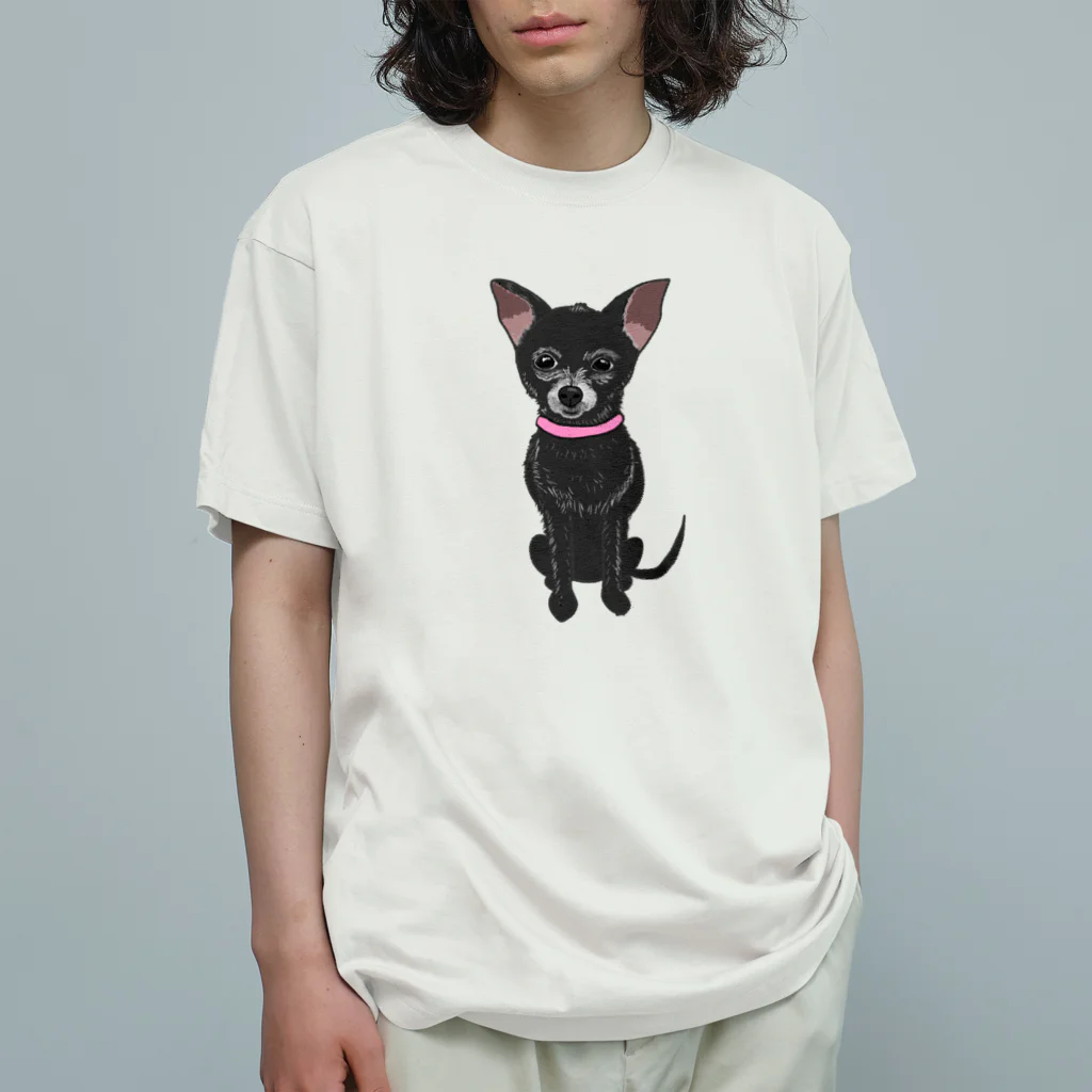 ゆずずショップのキャラクター　ハランちゃん オーガニックコットンTシャツ