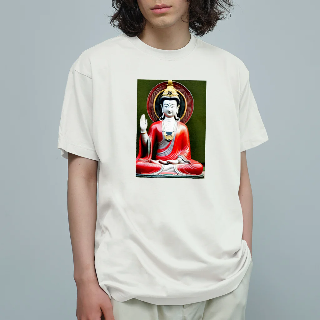 Ikaponneの妙法蓮華経観世音菩薩普問品 Organic Cotton T-Shirt