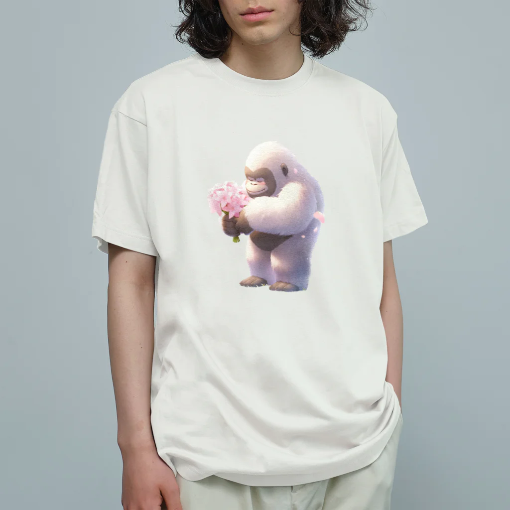 more_moreのデレゴリくん オーガニックコットンTシャツ