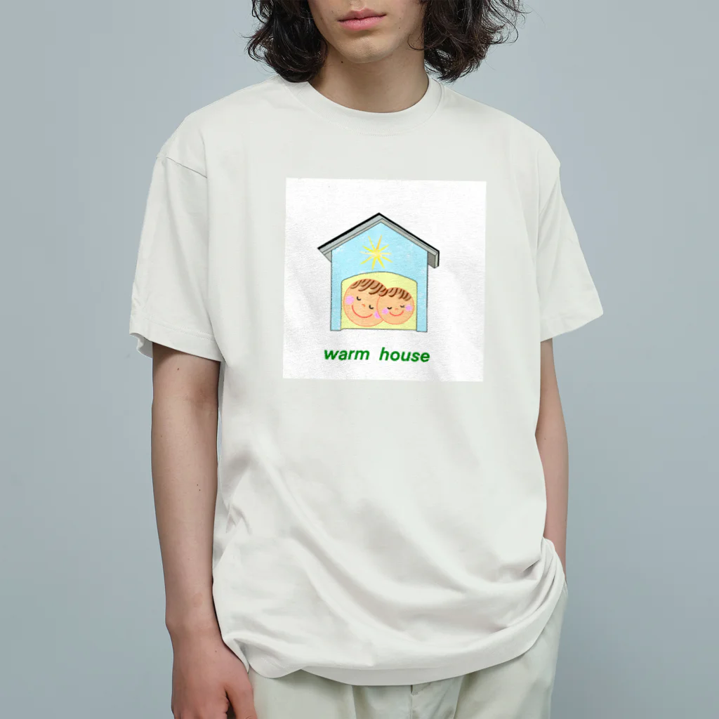 Warm houseのWarm house オーガニックコットンTシャツ