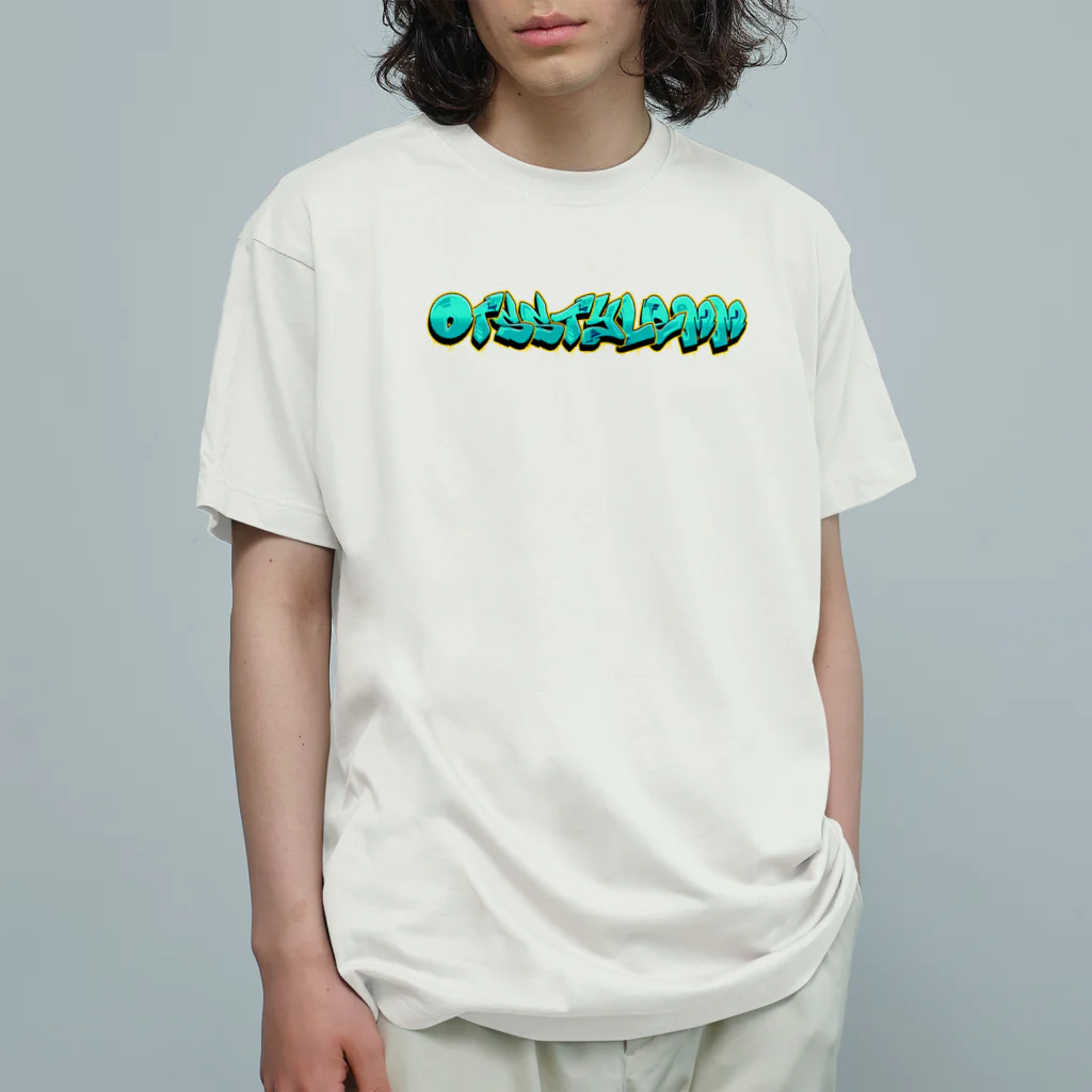 otsのストリートグラフィティ オーガニックコットンTシャツ