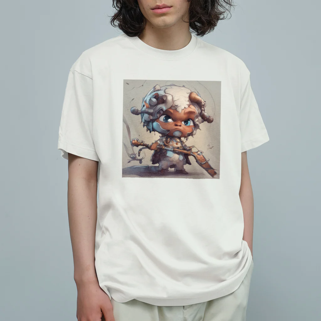 アートエピック (ArtEpic)のひつじの冒険者（プラウド・フリース) オーガニックコットンTシャツ