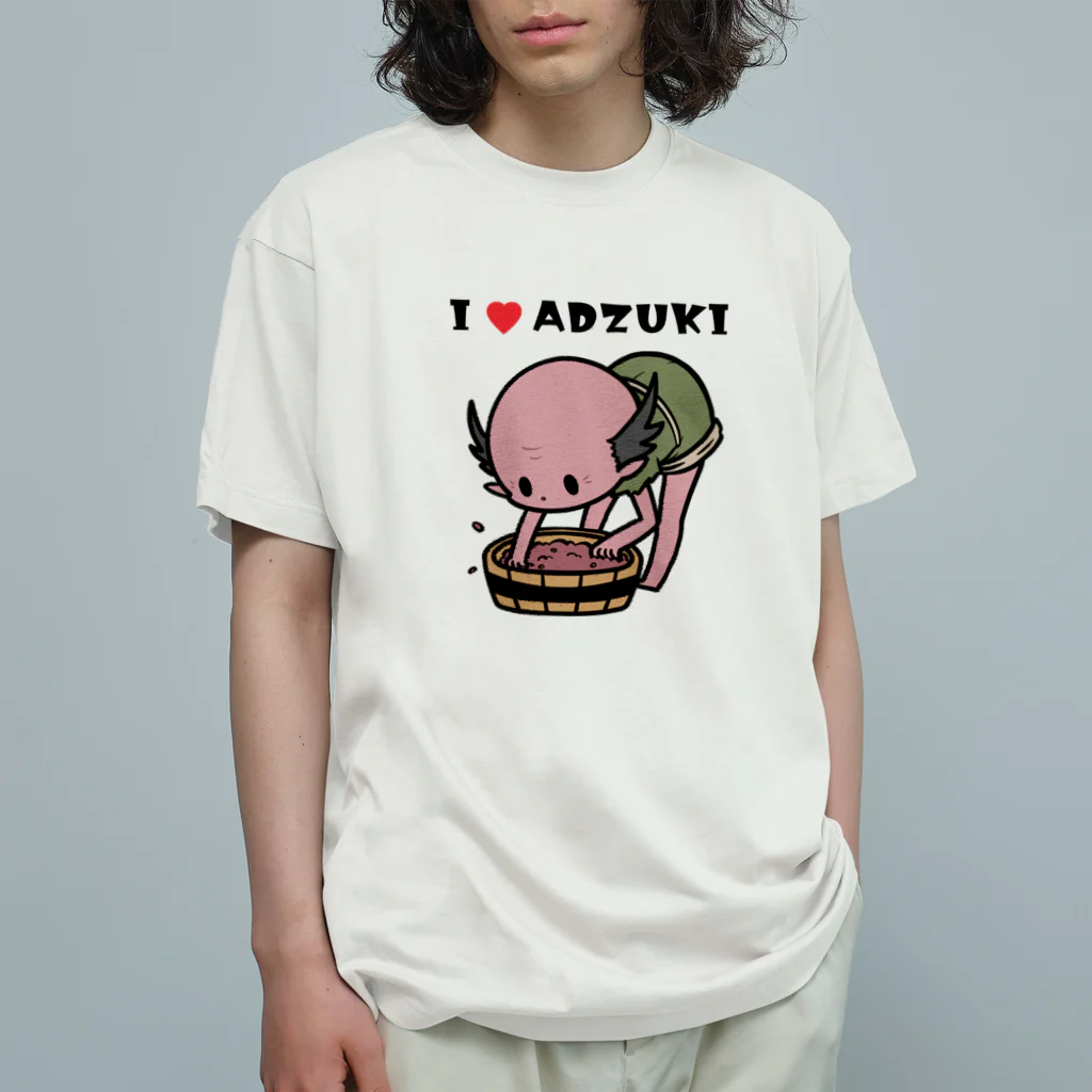 ナンナンショップの小豆洗い オーガニックコットンTシャツ