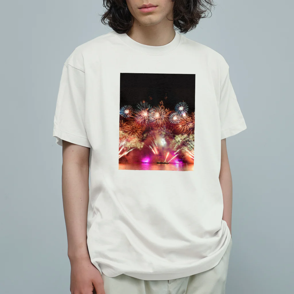 JUNO1970の花火 Organic Cotton T-Shirt