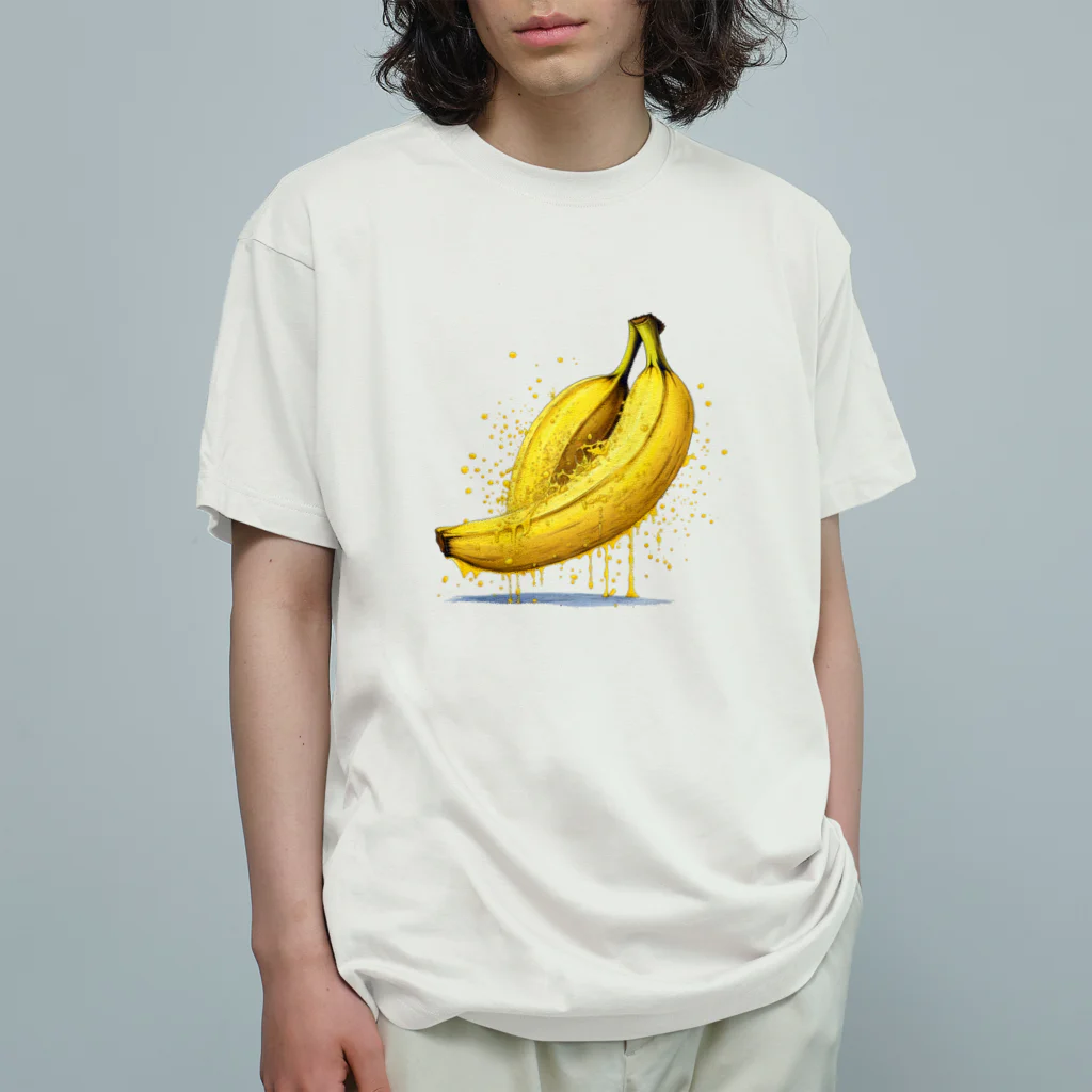 plusBeのバナナブリーズ Tシャツ Organic Cotton T-Shirt