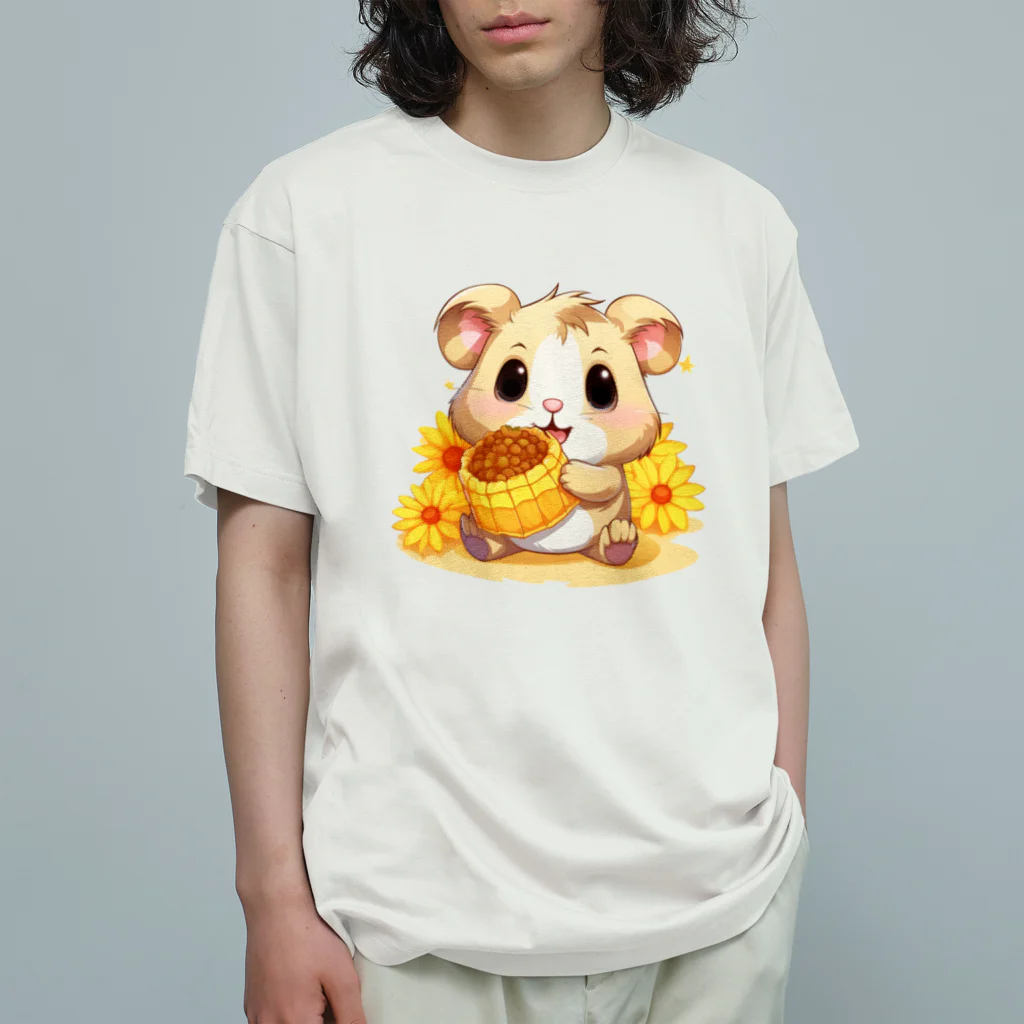 南国のあざらしのはむちゃん Organic Cotton T-Shirt