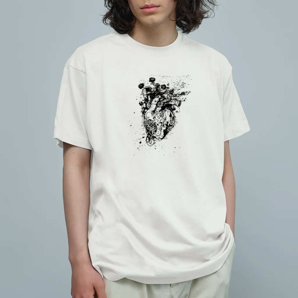 osikatsu-zpのハート オーガニックコットンTシャツ