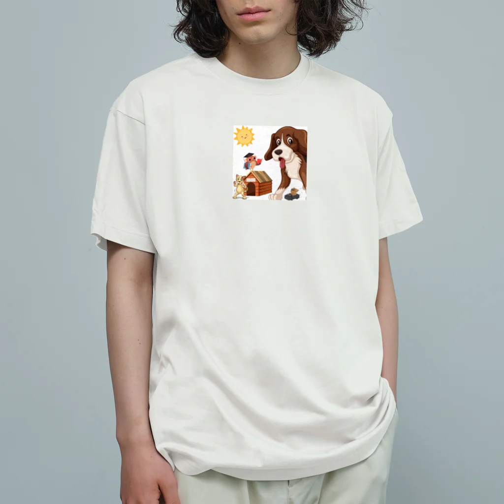 キイロチャンのアニマル学校 オーガニックコットンTシャツ