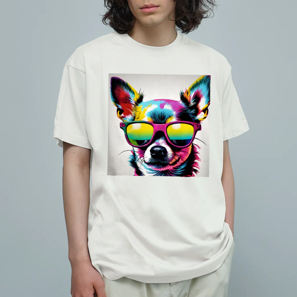 animal baseのサングラス　チワワ Organic Cotton T-Shirt