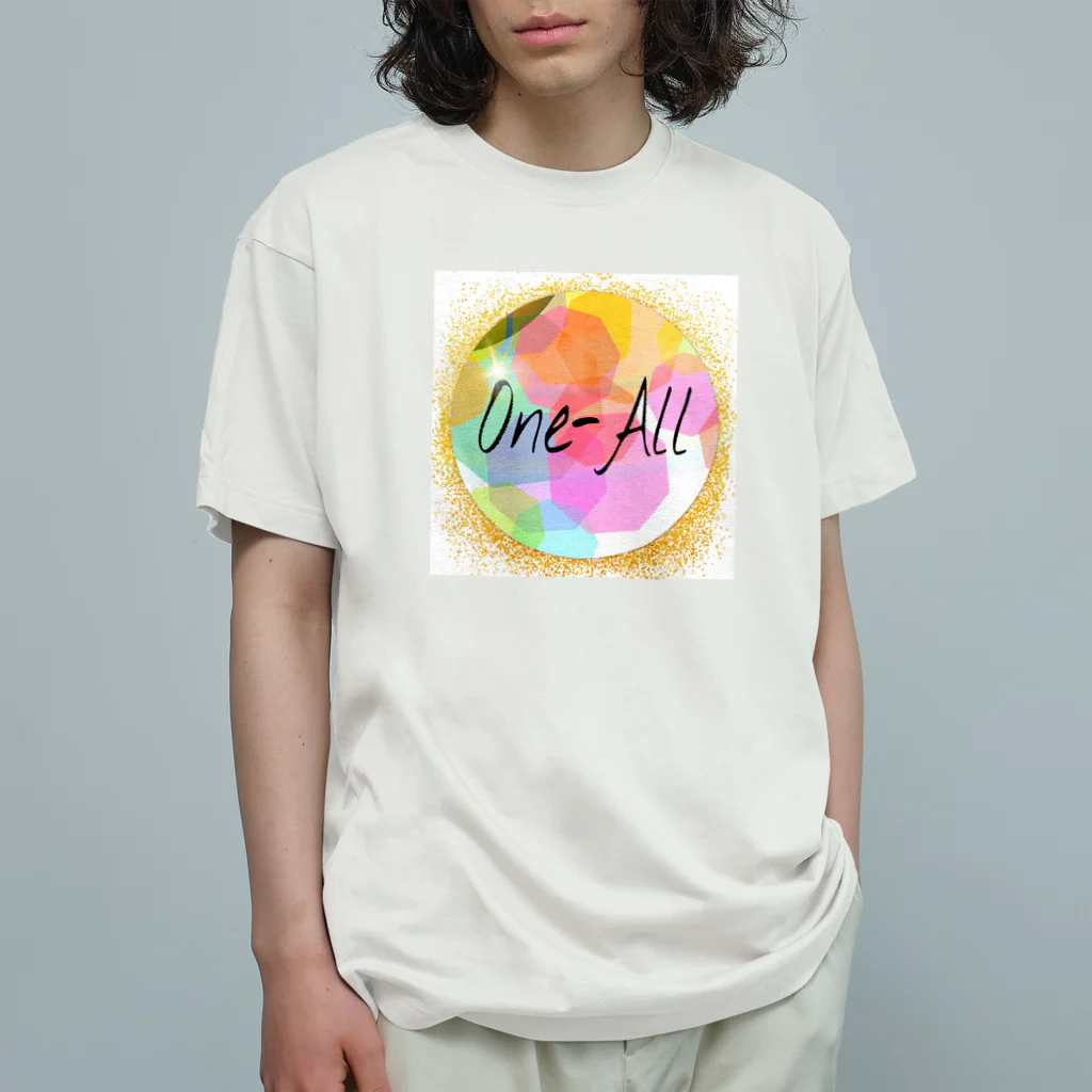 One-AllのOne-All ロゴアイテム オーガニックコットンTシャツ