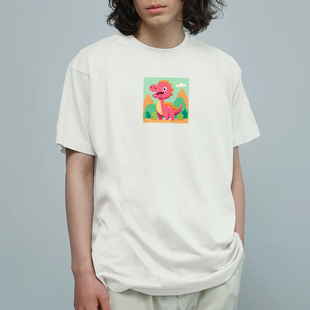 tick_tack shopの皆んな大好きサウルスくん Organic Cotton T-Shirt