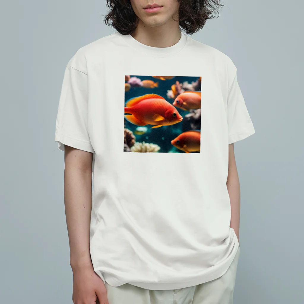 DapperMixの珊瑚の楽園、美魚群グッズ Organic Cotton T-Shirt