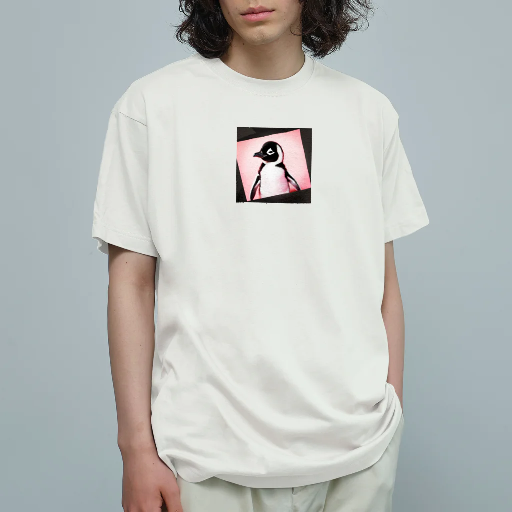 blackcofee12のペンギン赤ちゃん オーガニックコットンTシャツ