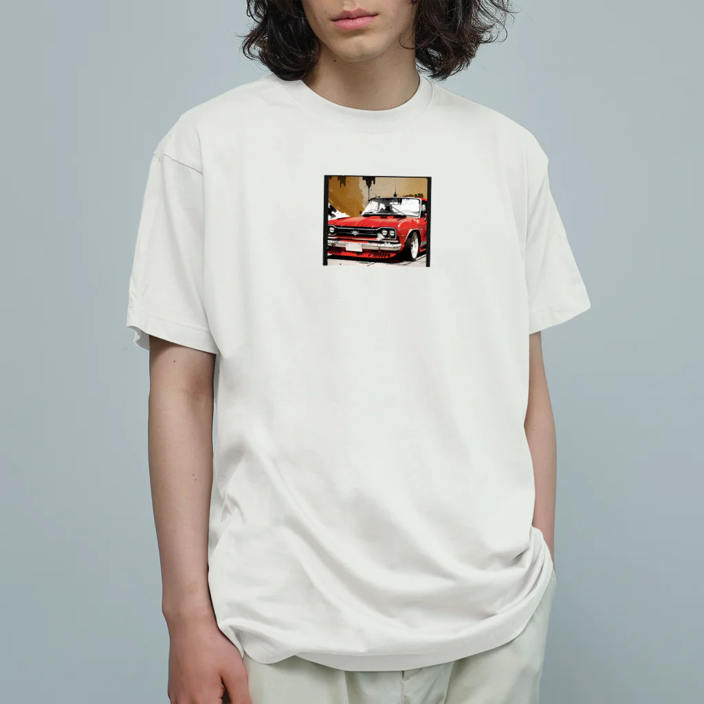 ルーム7Rのかっこいい車シリーズ オーガニックコットンTシャツ