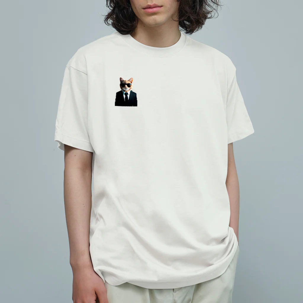 ramiakunのサングラスを掛けた猫 Organic Cotton T-Shirt