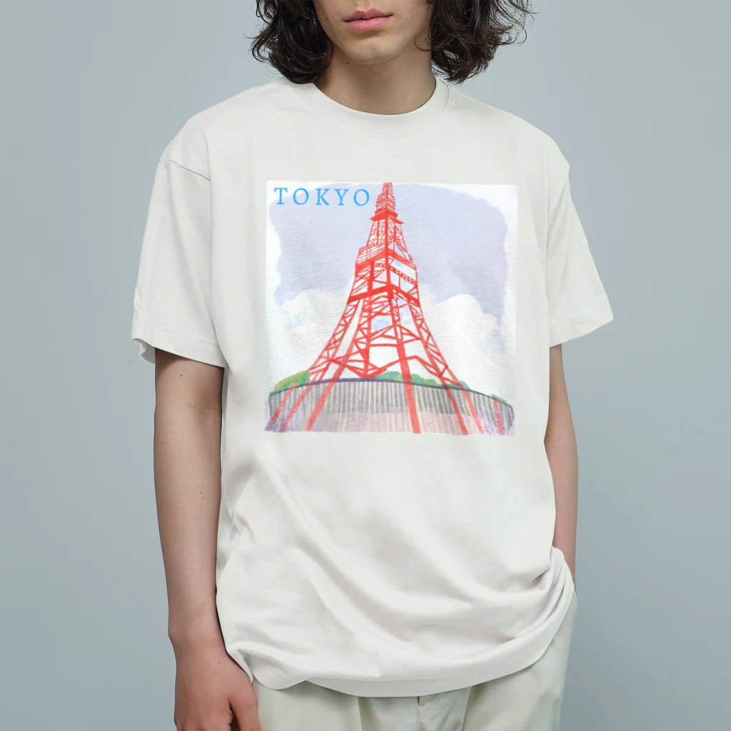 JapanのTOKYO_01 オーガニックコットンTシャツ