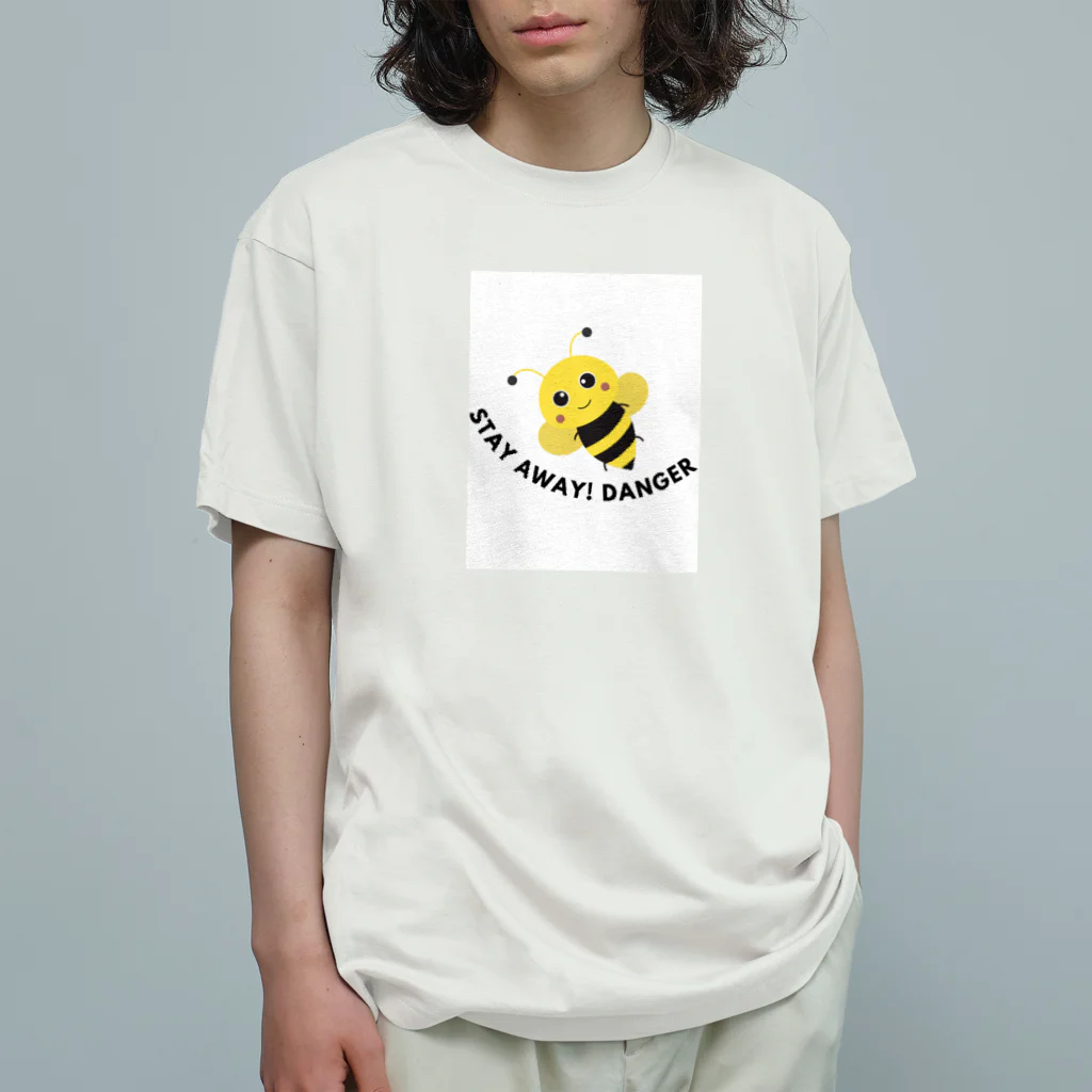 T3 styleの近寄るな！危険 Organic Cotton T-Shirt