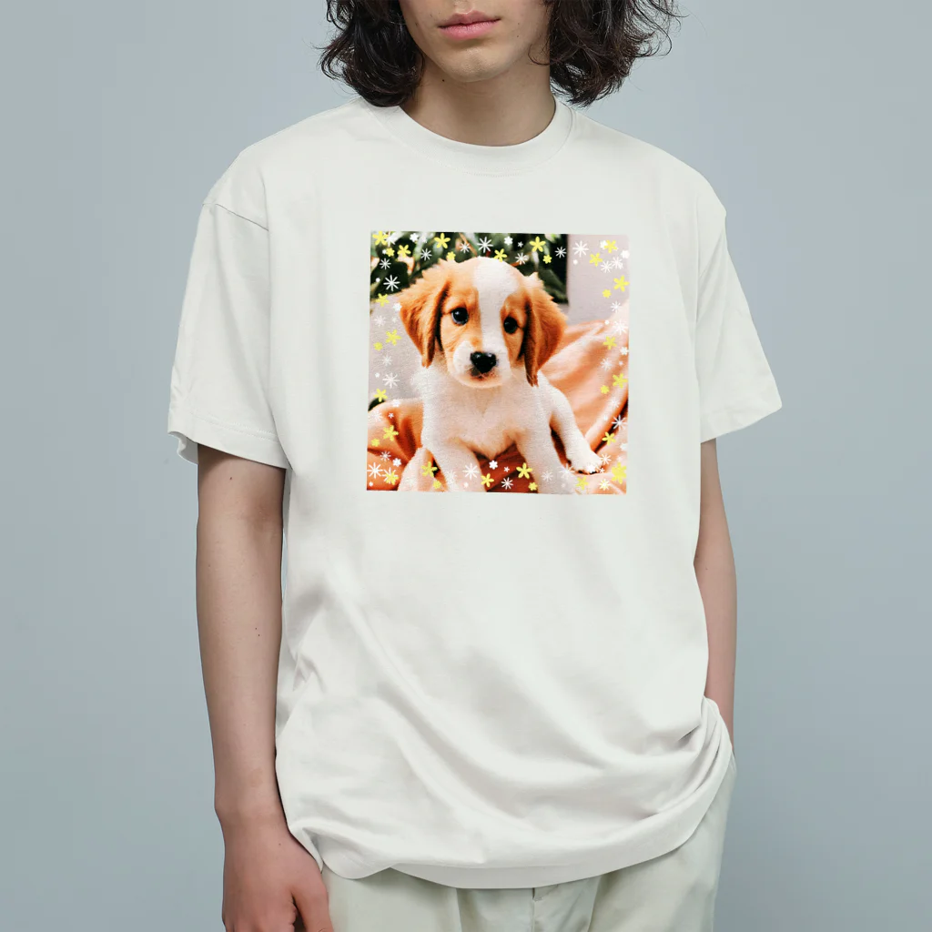 blackcofee12の可愛い子犬2 オーガニックコットンTシャツ