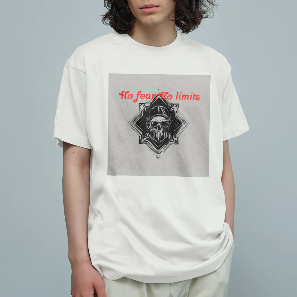 urban silhouettes のNo fear No limits オーガニックコットンTシャツ