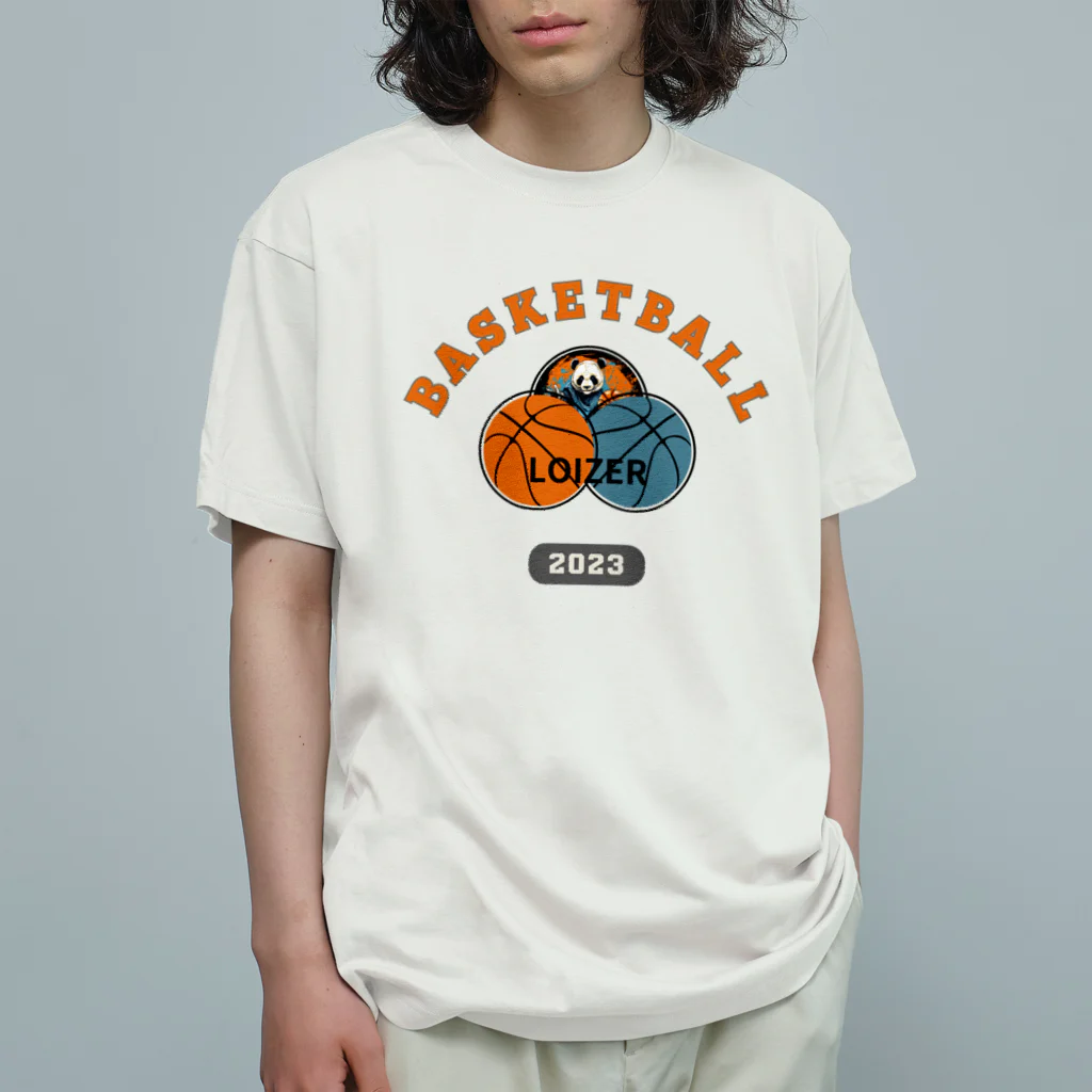 LOIZER shopのバスケ オーガニックコットンTシャツ