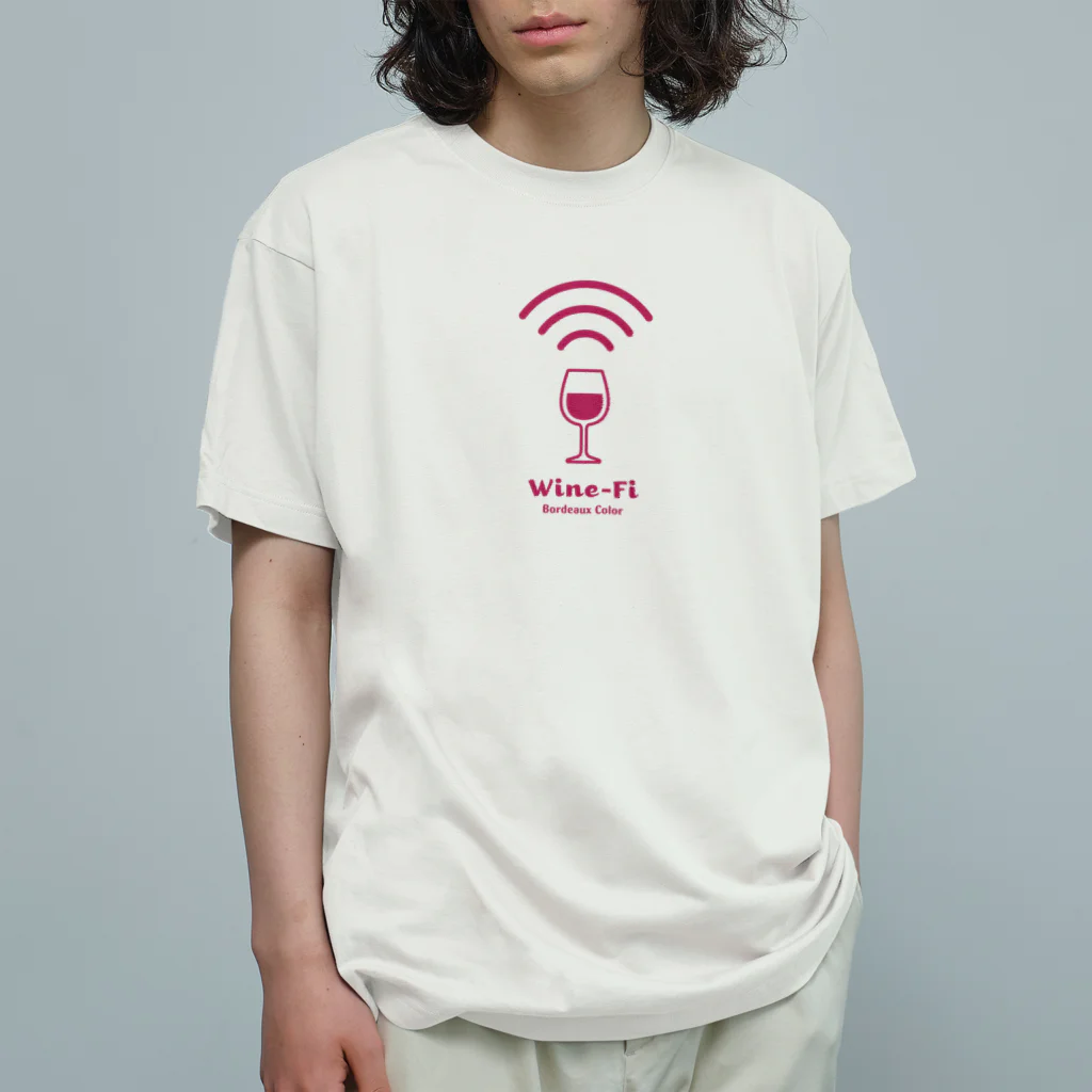 kg_shopのフリー Wine-Fi オーガニックコットンTシャツ