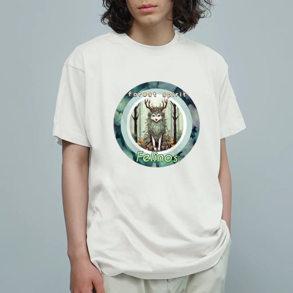 もこもこくまのFelinos  (フェリノス ) オーガニックコットンTシャツ