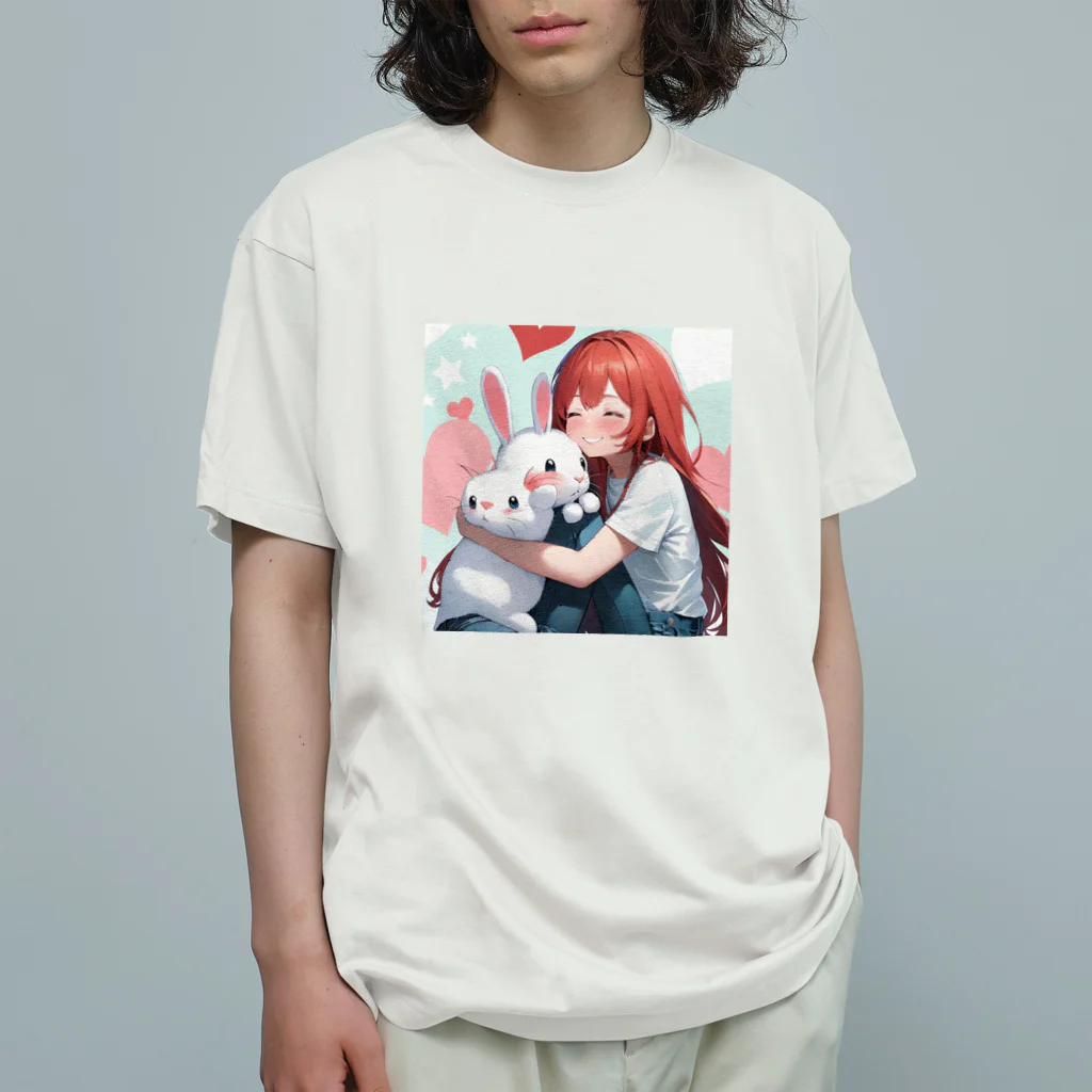 フウマショプのトリンとうさタン Organic Cotton T-Shirt