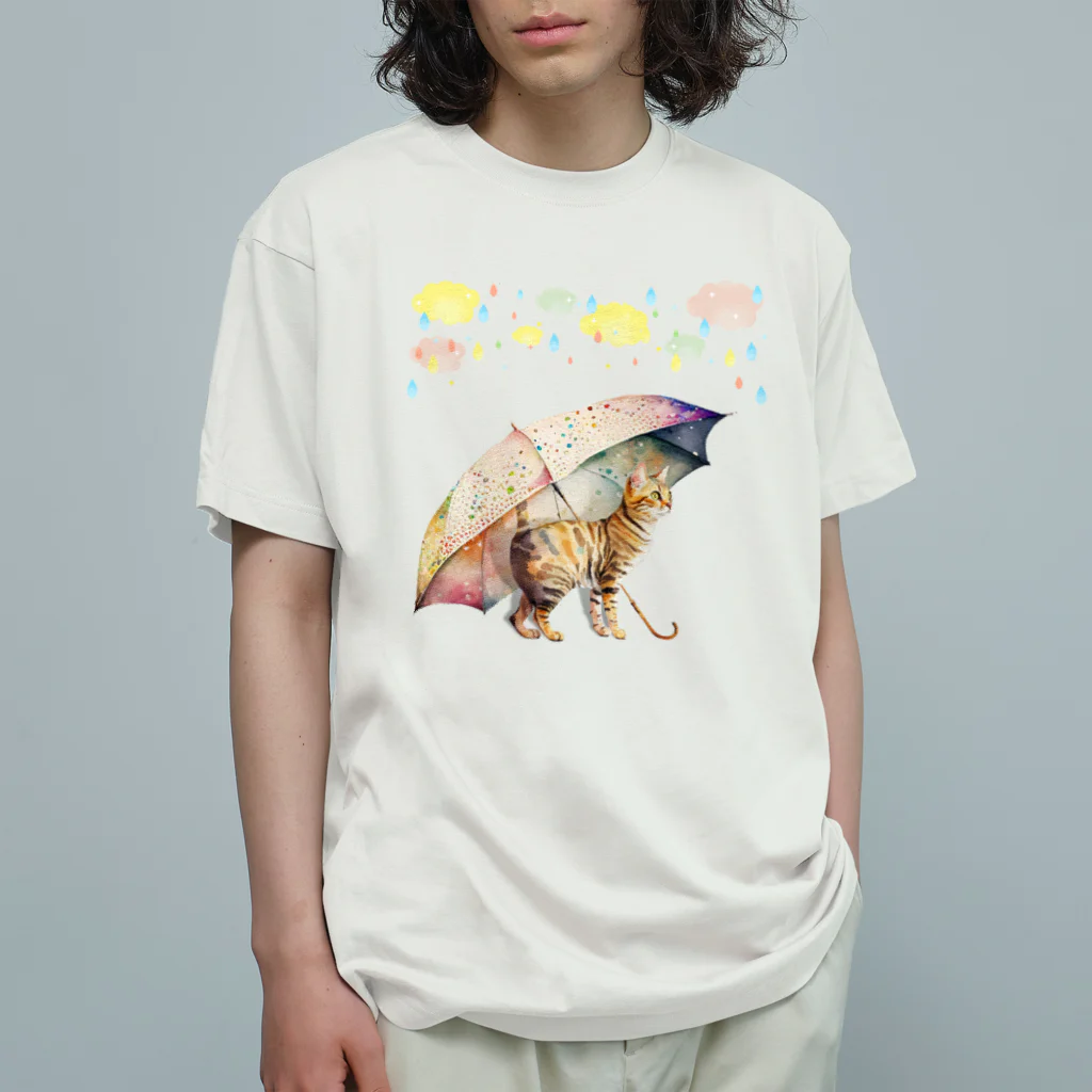 manolo_roomの甘傘 オーガニックコットンTシャツ