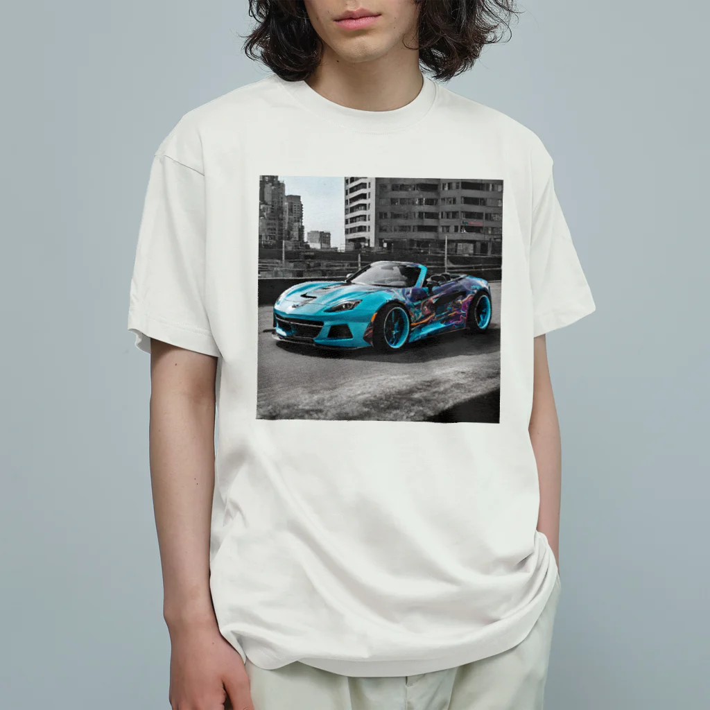 スターキャドウのかっこいい車のグッズ オーガニックコットンTシャツ