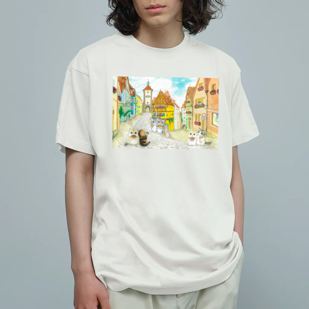 YOKO KOBAYASHIのニャンズ旅行記🇩🇪ドイツ Organic Cotton T-Shirt