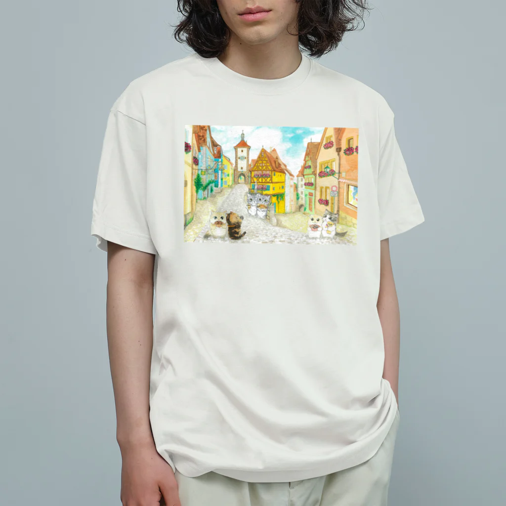 YOKO KOBAYASHIのニャンズ旅行記🇩🇪ドイツ オーガニックコットンTシャツ