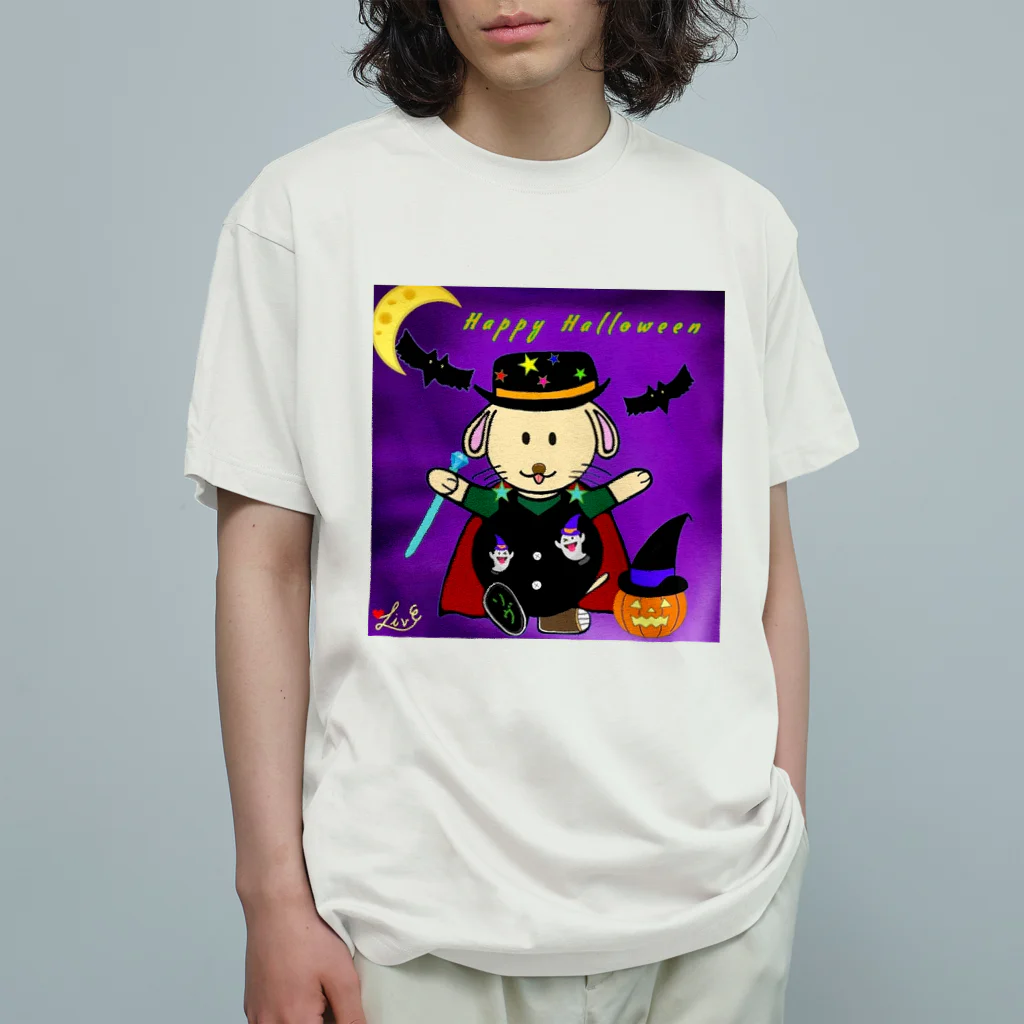 リブのハロウィンリブ オーガニックコットンTシャツ