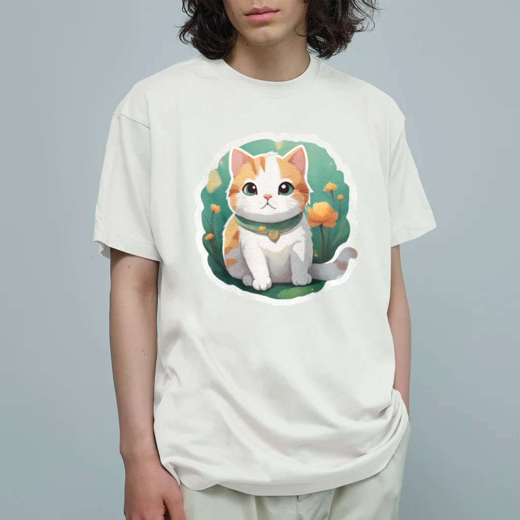 ManmaruShopのちびねこシリーズ24 Organic Cotton T-Shirt