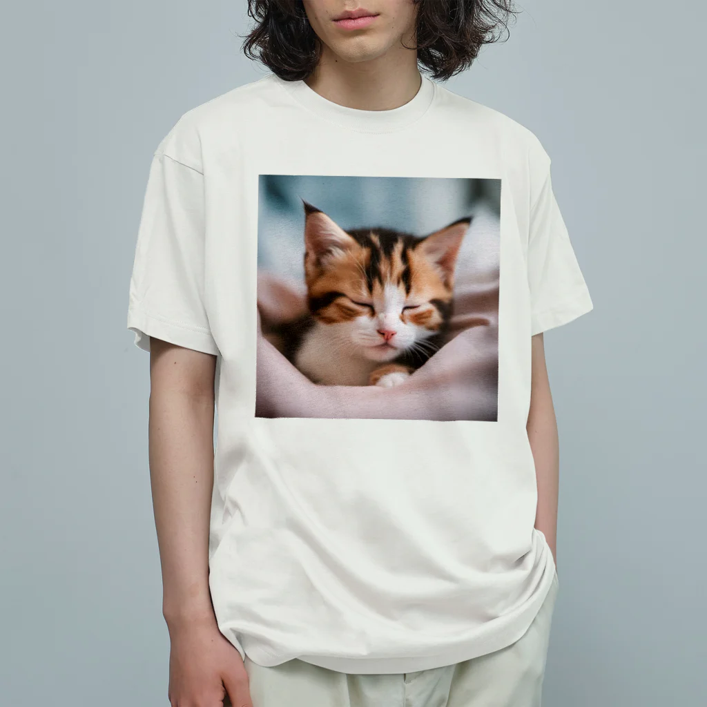 cat-parkのおやすみ・・・・ オーガニックコットンTシャツ