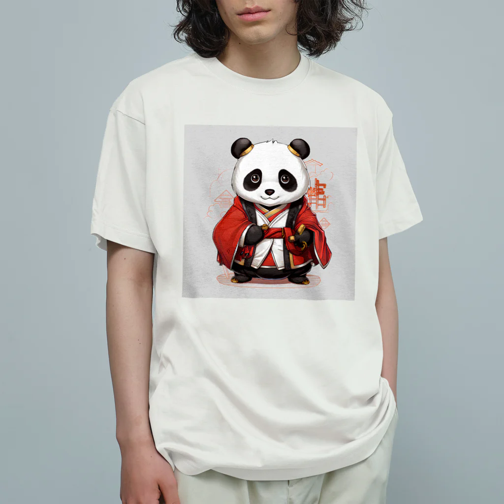 sh8の和パンダ Organic Cotton T-Shirt