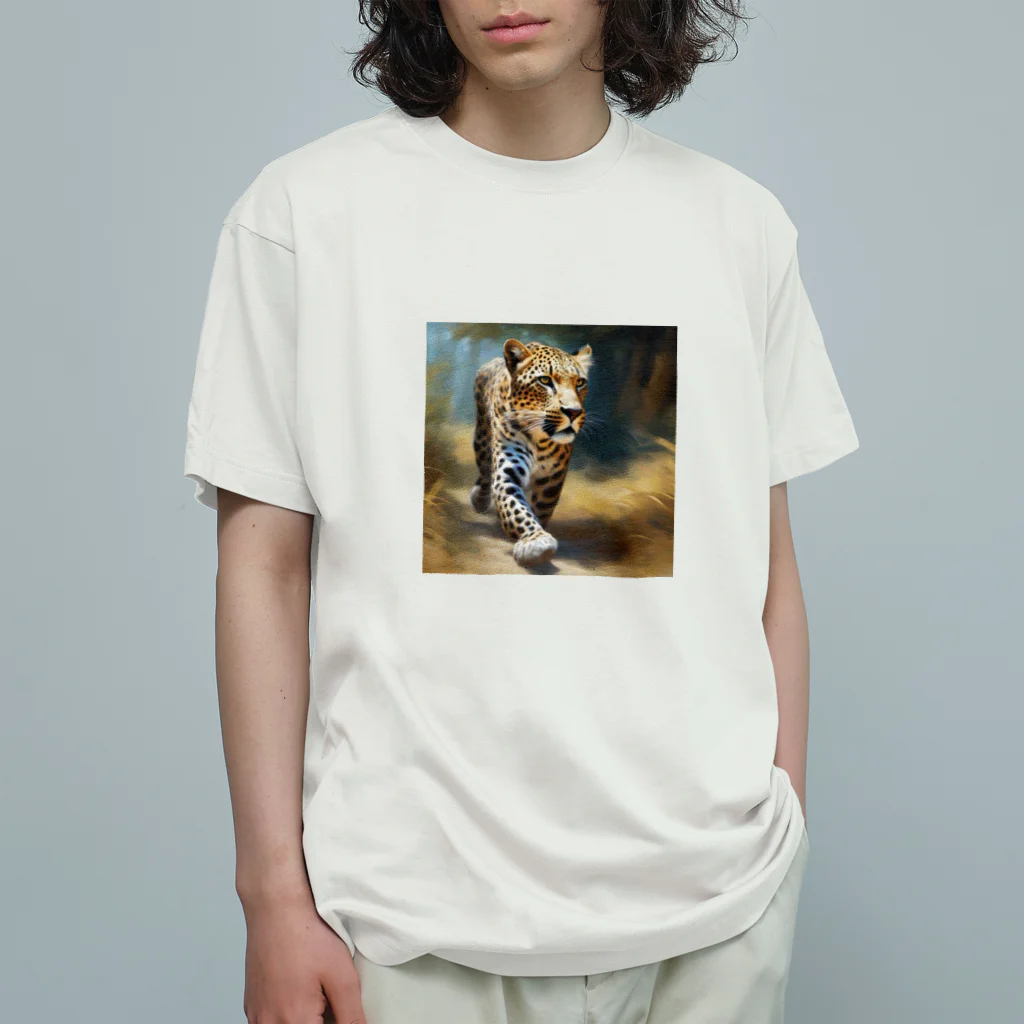 P.H.C（pink house candy）の獲物を求めて歩くヒョウのグッズ Organic Cotton T-Shirt