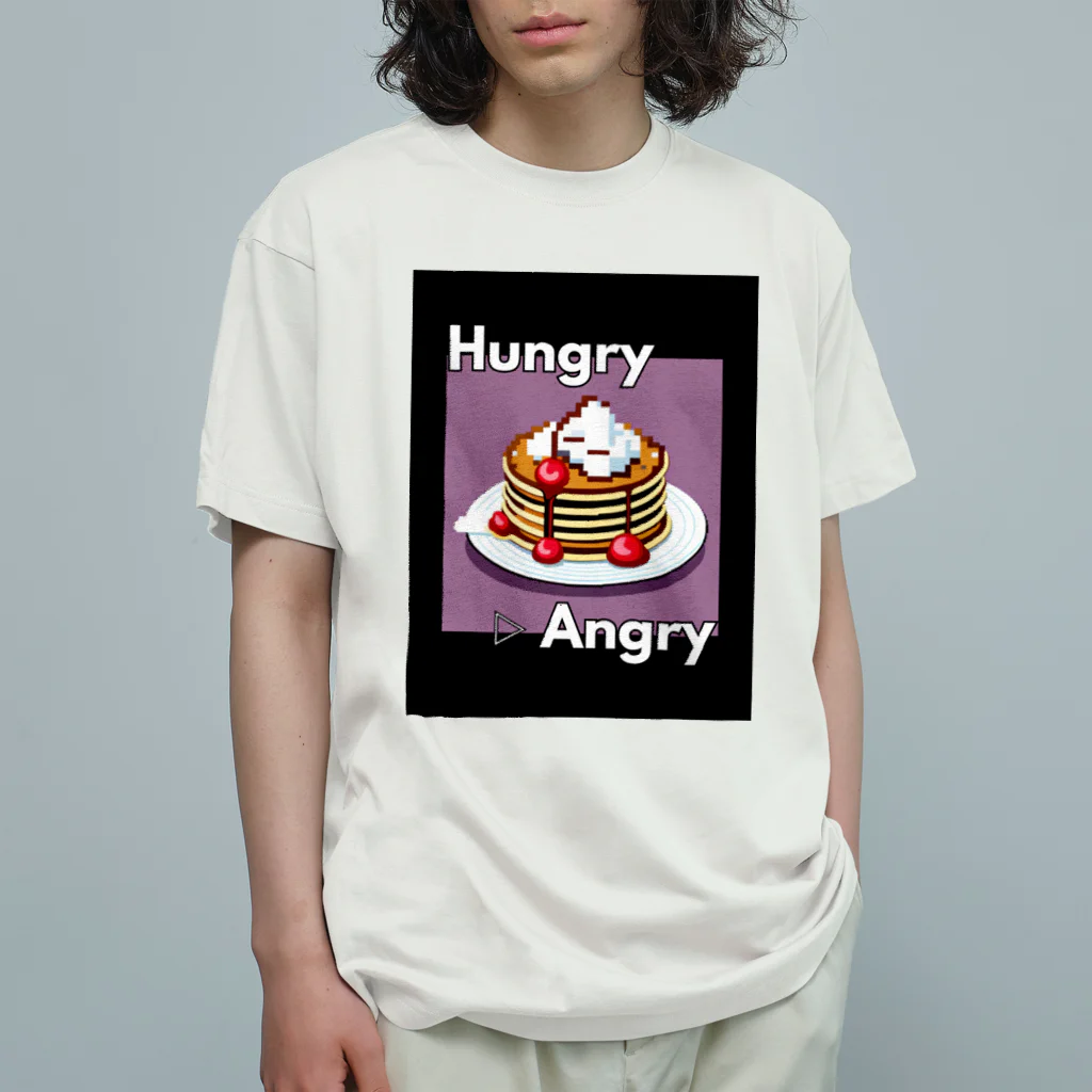 hAngryの【ホットケーキ】hAngry オーガニックコットンTシャツ