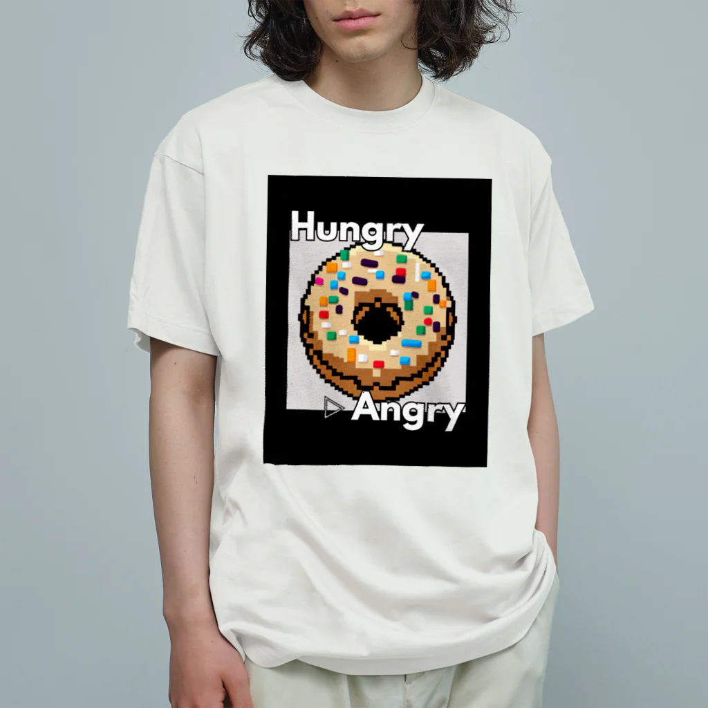 hAngryの【ドーナツ】hAngry オーガニックコットンTシャツ